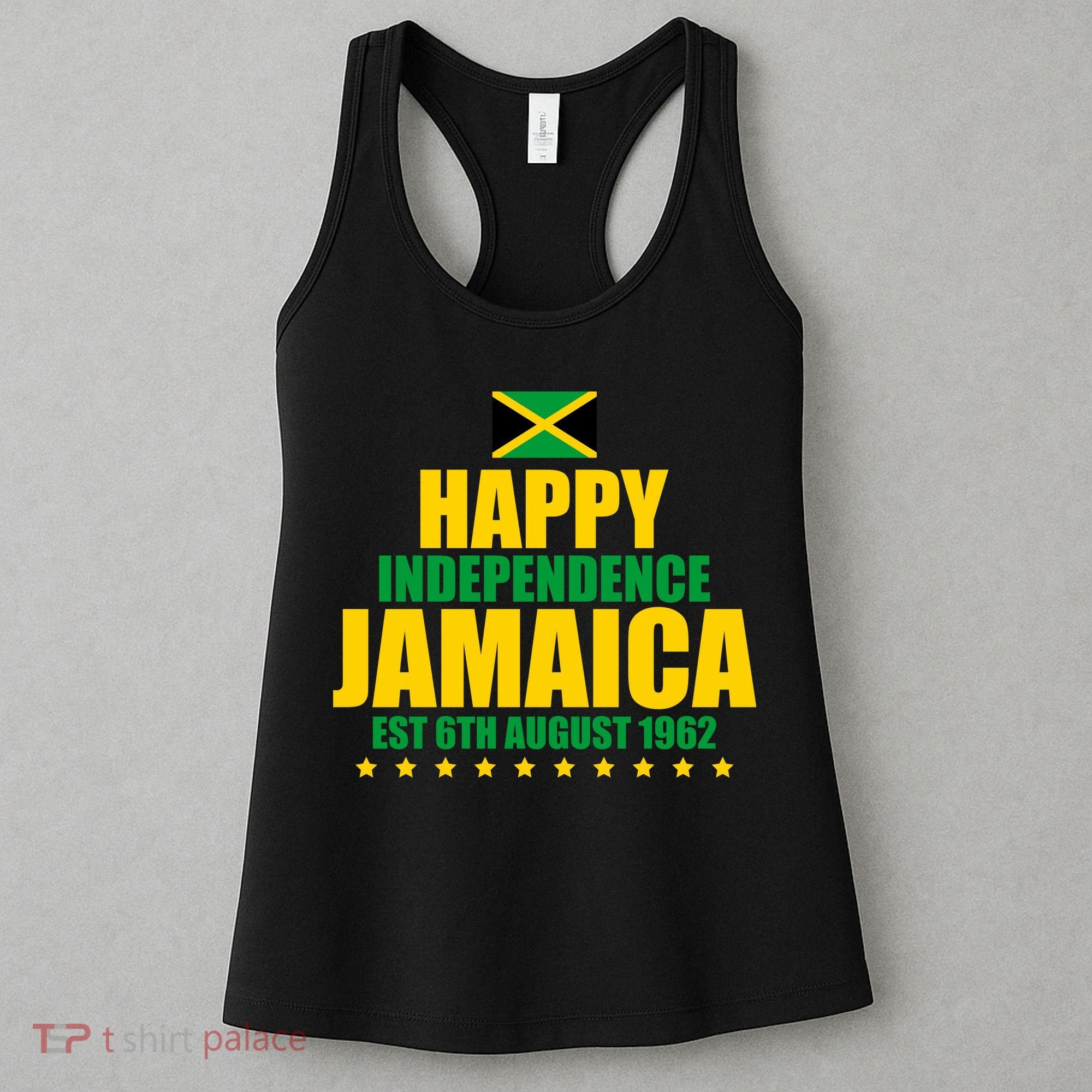 Happy Independence Day Jamaica Est 6th August 1962 Women's Tank Top