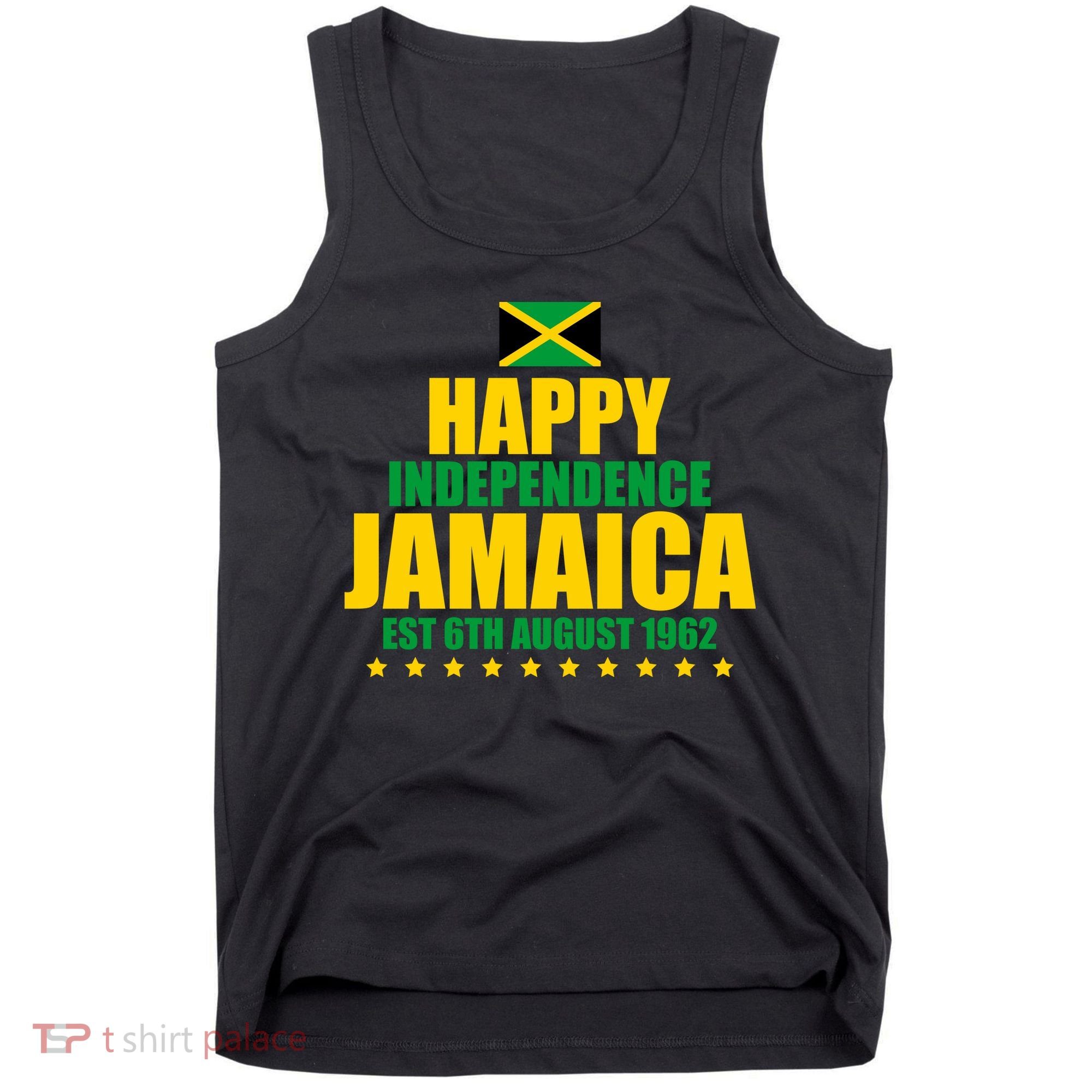 Happy Independence Day Jamaica Est 6th August 1962 Tank Top