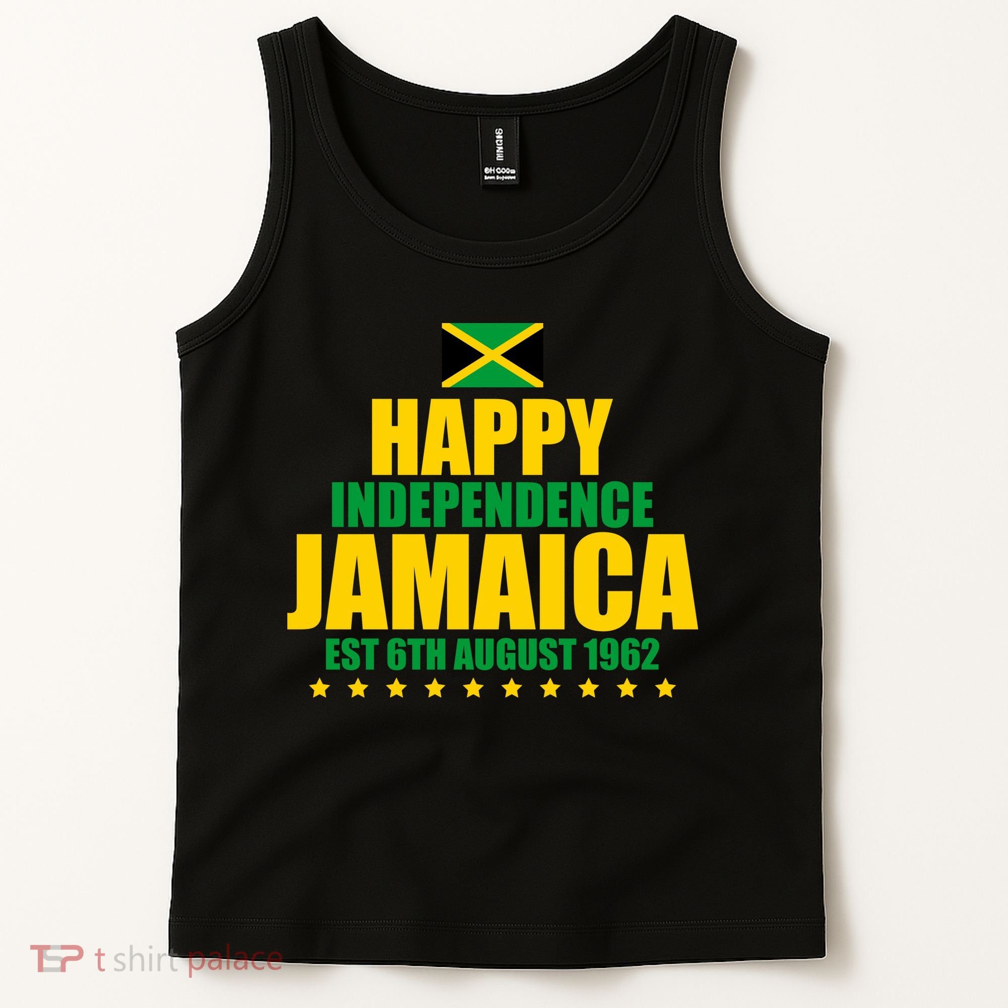 Happy Independence Day Jamaica Est 6th August 1962 Tank Top