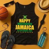 Happy Independence Day Jamaica Est 6th August 1962 Tank Top thumb 4