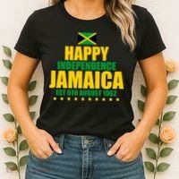 Happy Independence Day Jamaica Est 6th August 1962 Women's T-Shirt thumb 2