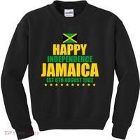 Happy Independence Day Jamaica Est 6th August 1962 Kids Sweatshirt thumb 0