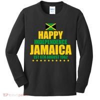 Happy Independence Day Jamaica Est 6th August 1962 Kids Long Sleeve Shirt thumb 0