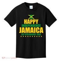 Happy Independence Day Jamaica Est 6th August 1962 Kids T-Shirt thumb 0