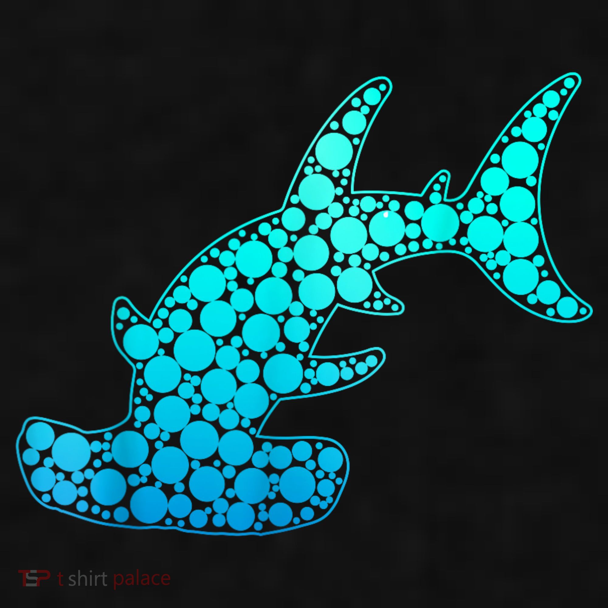 Happy International Dot Day Hammerhead Dots Shark Ladies PosiCharge Tri-Blend Wicking Tank