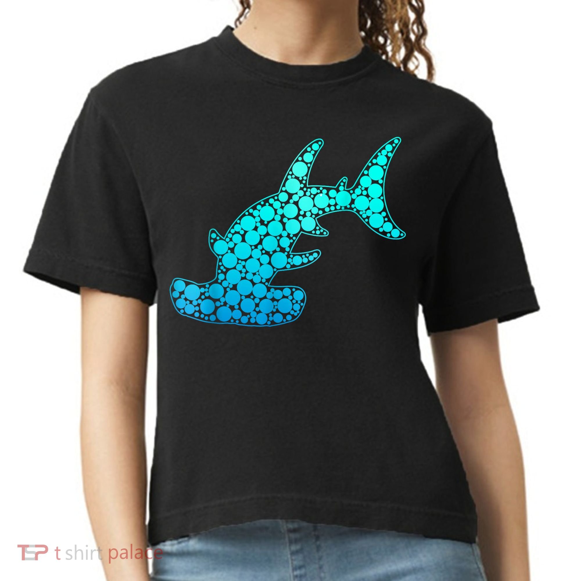 Happy International Dot Day Hammerhead Dots Shark Comfort Colors Boxy T-Shirt