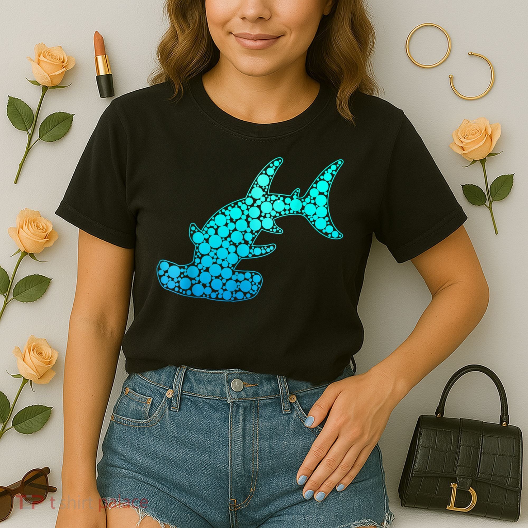 Happy International Dot Day Hammerhead Dots Shark Comfort Colors Boxy T-Shirt