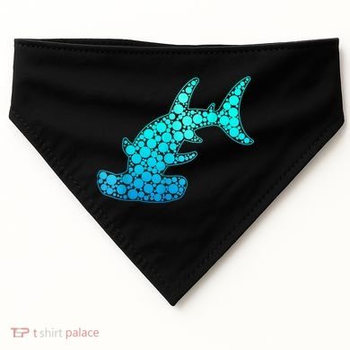 Happy International Dot Day Hammerhead Dots Shark USA-Made Doggie Bandana