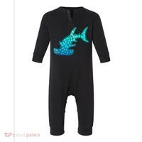 Happy International Dot Day Hammerhead Dots Shark Infant Fleece One Piece thumb 0