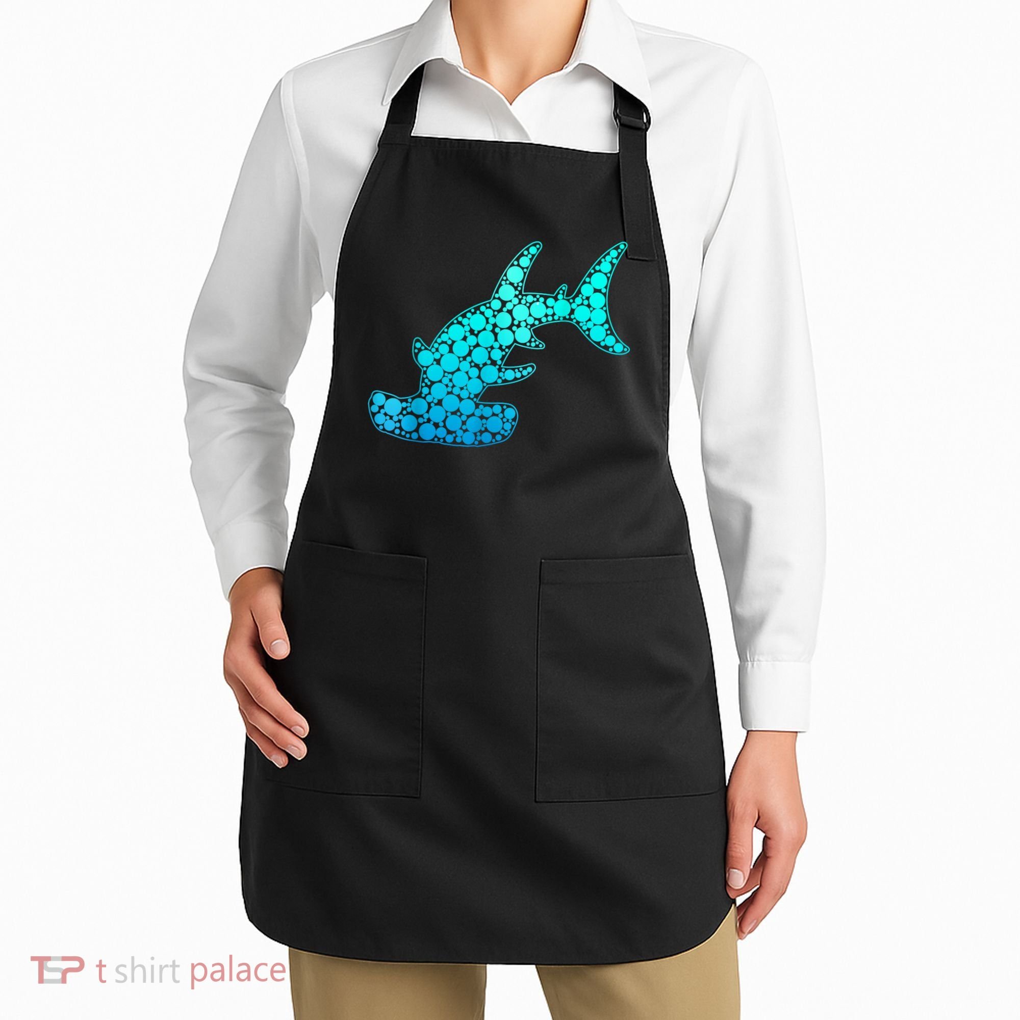 Happy International Dot Day Hammerhead Dots Shark Apron