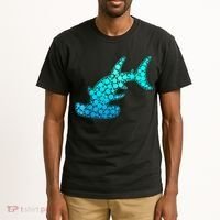Happy International Dot Day Hammerhead Dots Shark Tall T-Shirt thumb 2