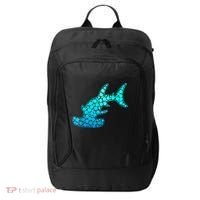 Happy International Dot Day Hammerhead Dots Shark City Backpack thumb 0