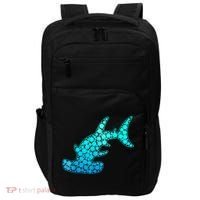 Happy International Dot Day Hammerhead Dots Shark Impact Tech Backpack thumb 0