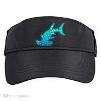 Happy International Dot Day Hammerhead Dots Shark Adult Drive Performance Visor thumb 0