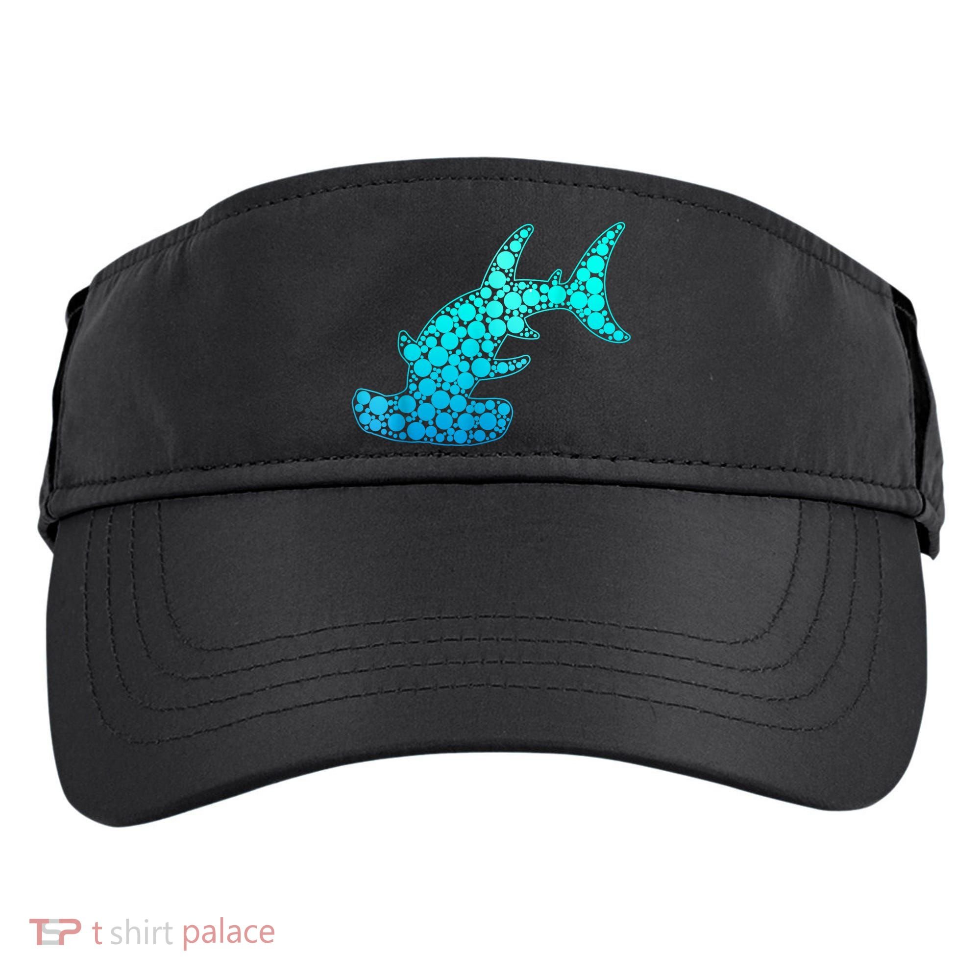 Happy International Dot Day Hammerhead Dots Shark Adult Drive Performance Visor