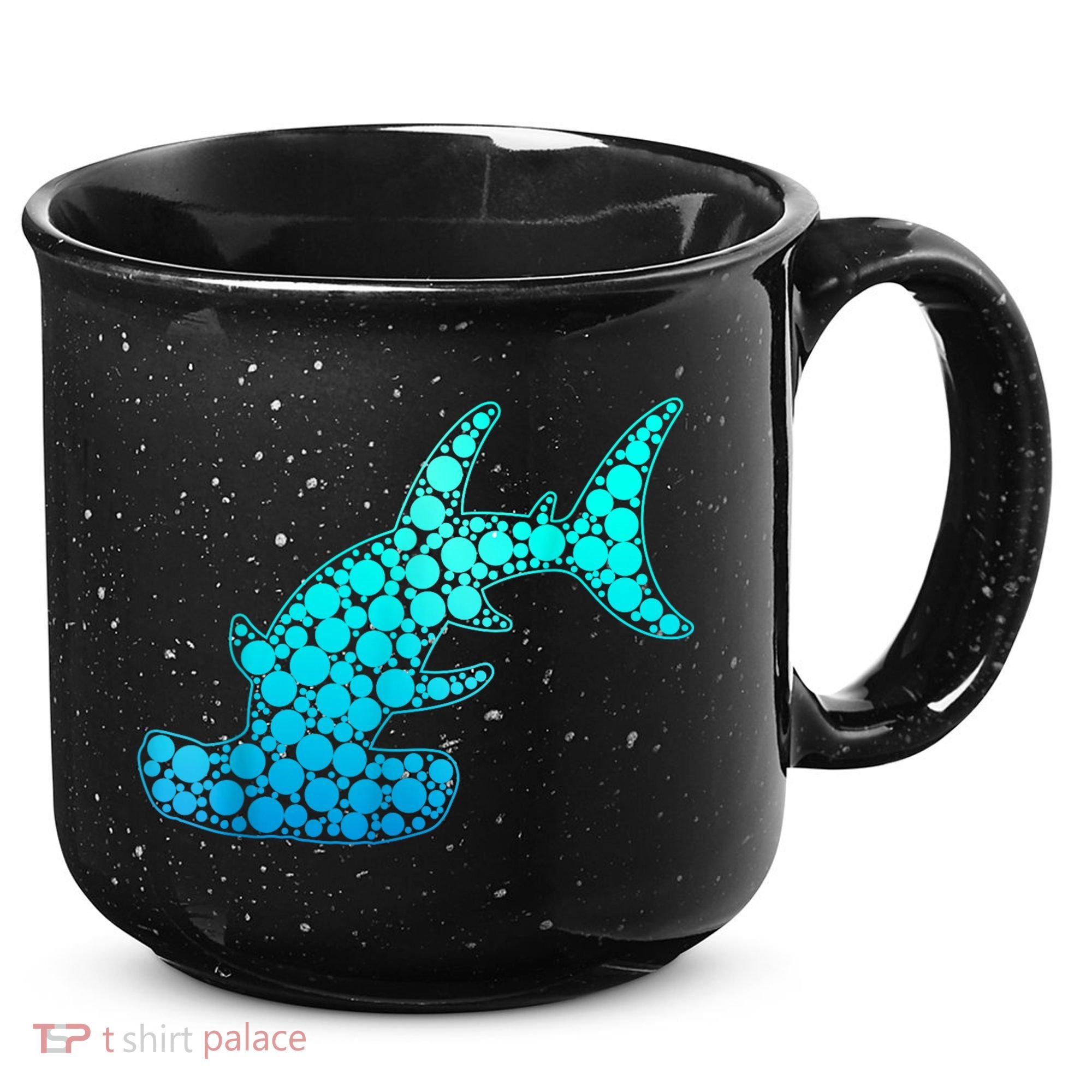 Happy International Dot Day Hammerhead Dots Shark 15oz Campfire Ceramic Mug