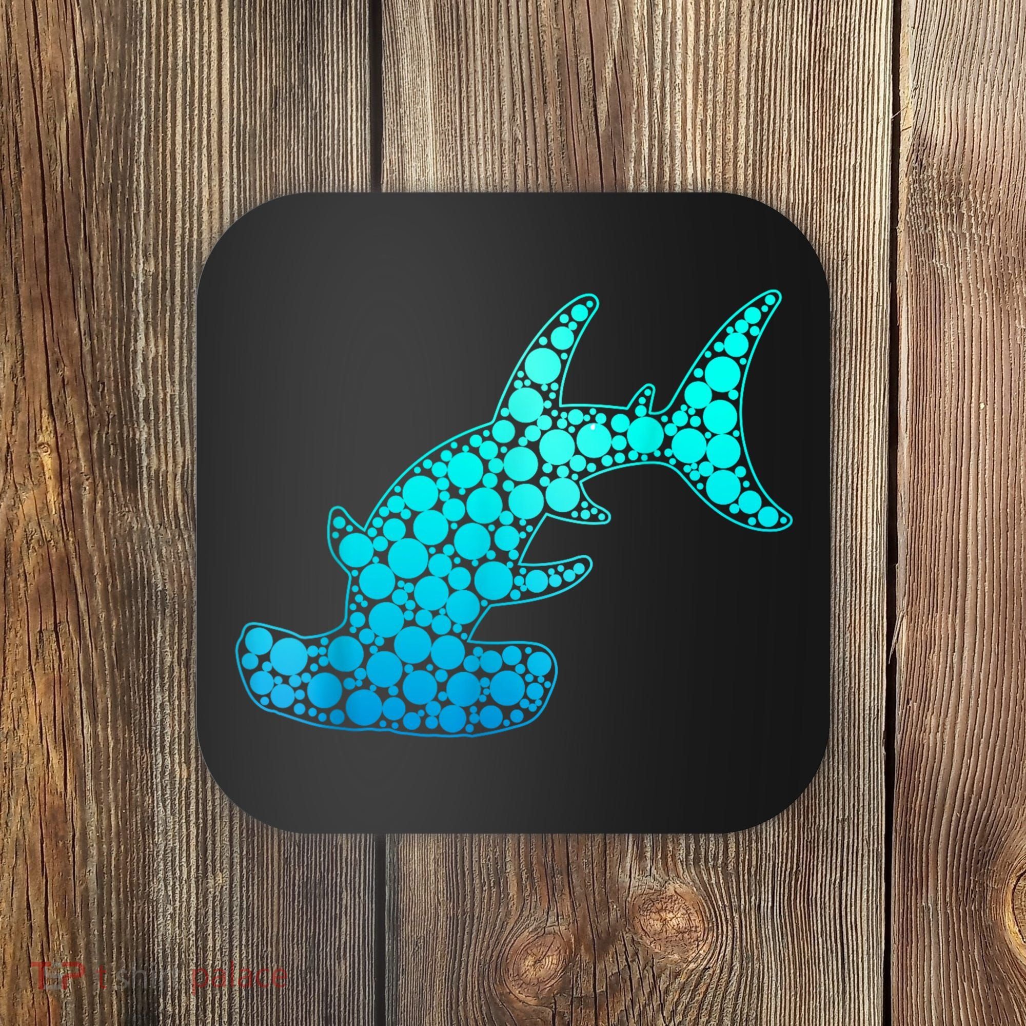 Happy International Dot Day Hammerhead Dots Shark Coaster