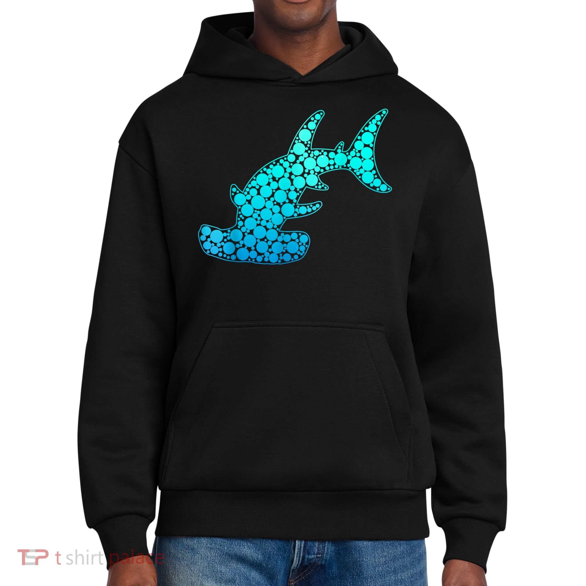 Happy International Dot Day Hammerhead Dots Shark District V.I.T. Heavyweight Hoodie