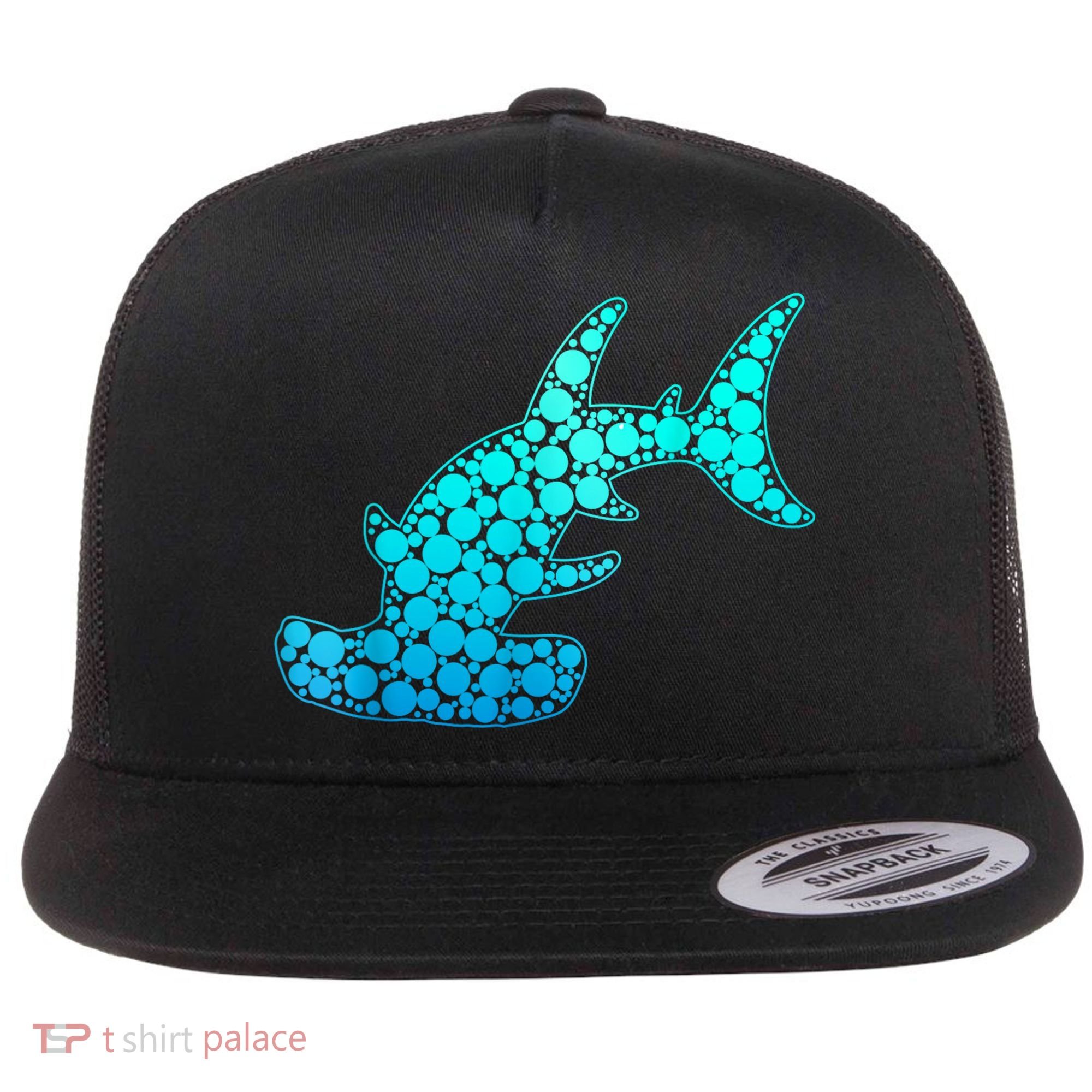 Happy International Dot Day Hammerhead Dots Shark Flat Bill Trucker Hat