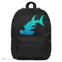 Happy International Dot Day Hammerhead Dots Shark 16 in Basic Backpack thumb 0