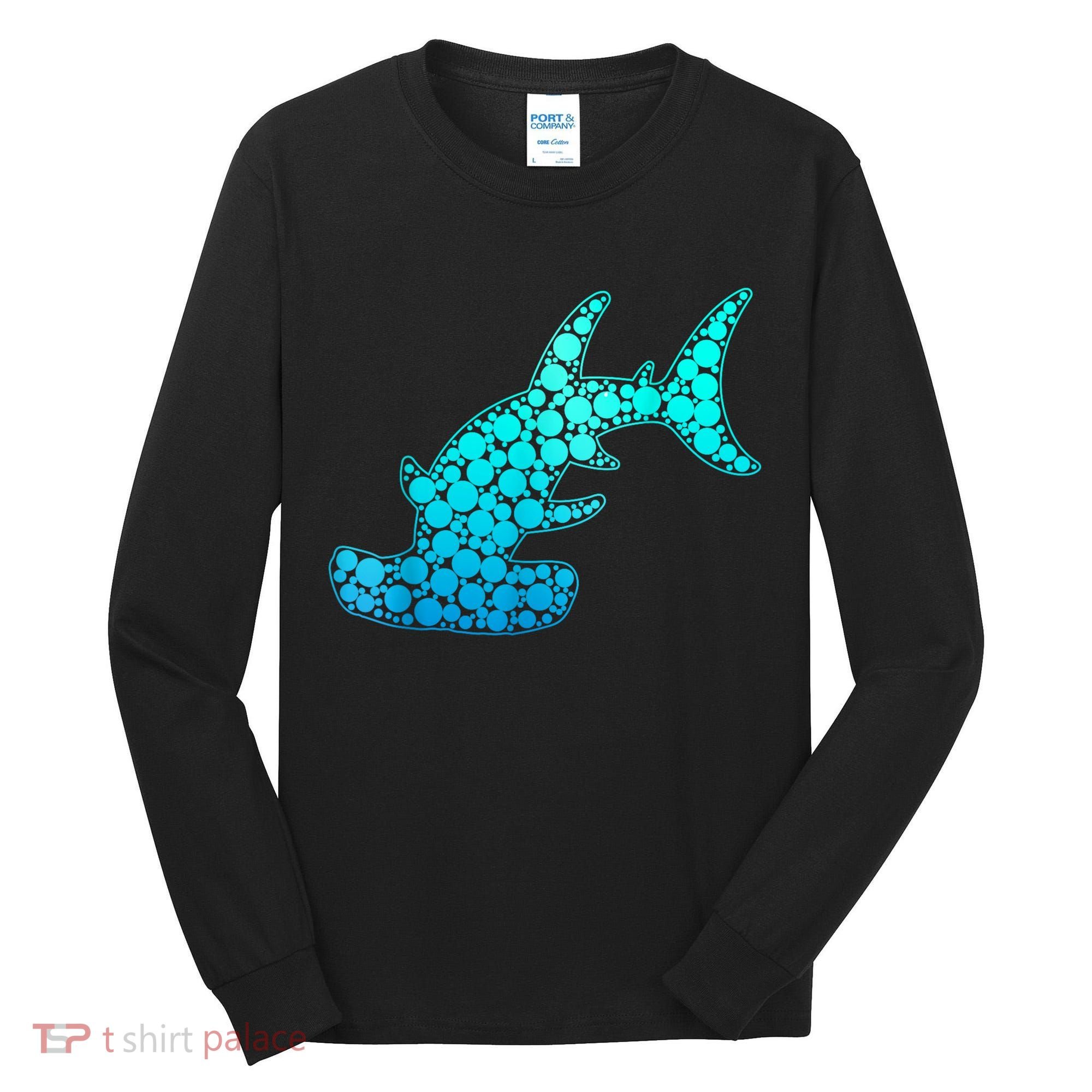 Happy International Dot Day Hammerhead Dots Shark Tall Long Sleeve Shirt