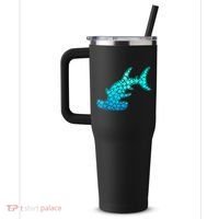 Happy International Dot Day Hammerhead Dots Shark 40oz Vacuum Insulated Stainless Steel Travel Tumbler thumb 2