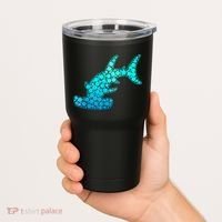 Happy International Dot Day Hammerhead Dots Shark Tumbler thumb 2