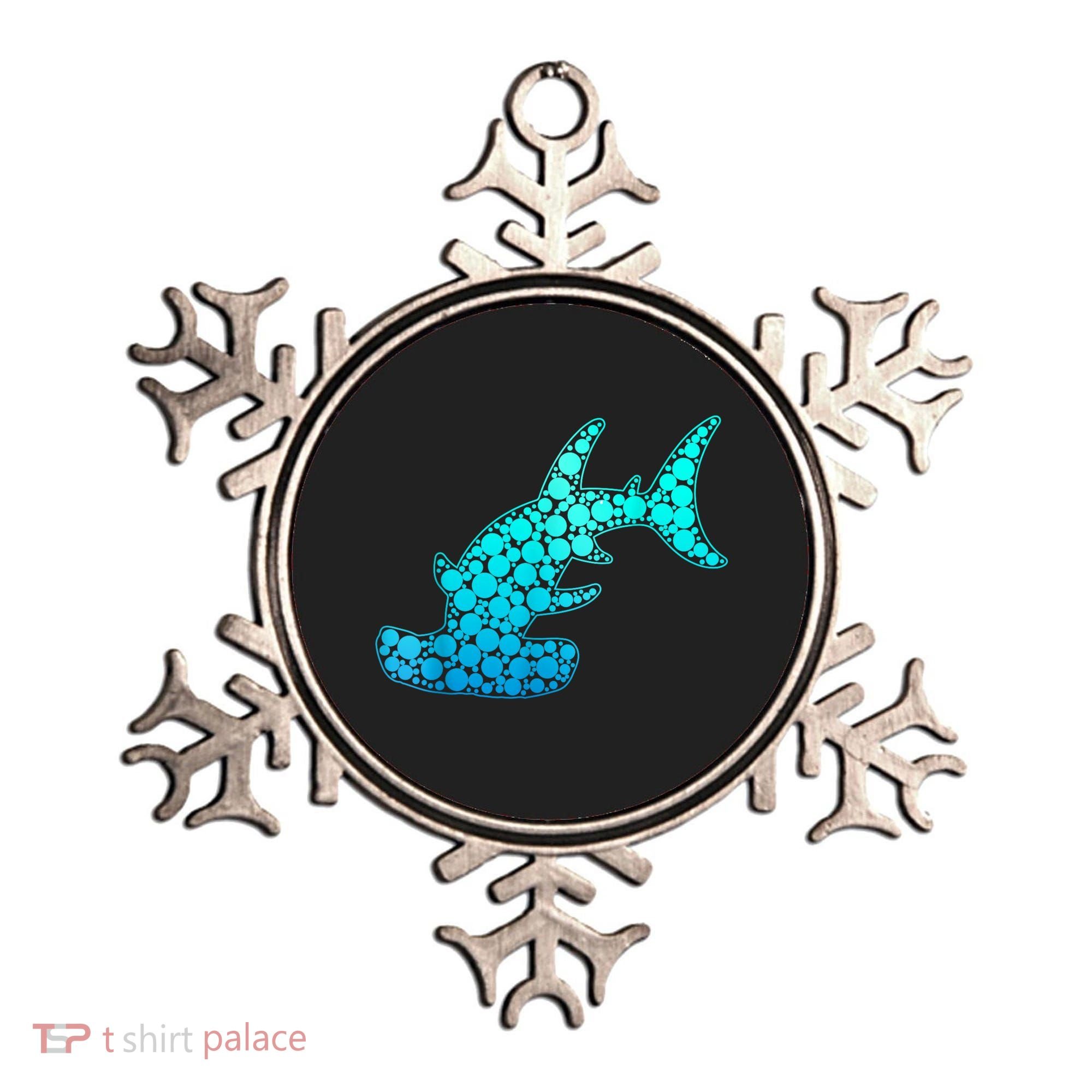 Happy International Dot Day Hammerhead Dots Shark Ornament