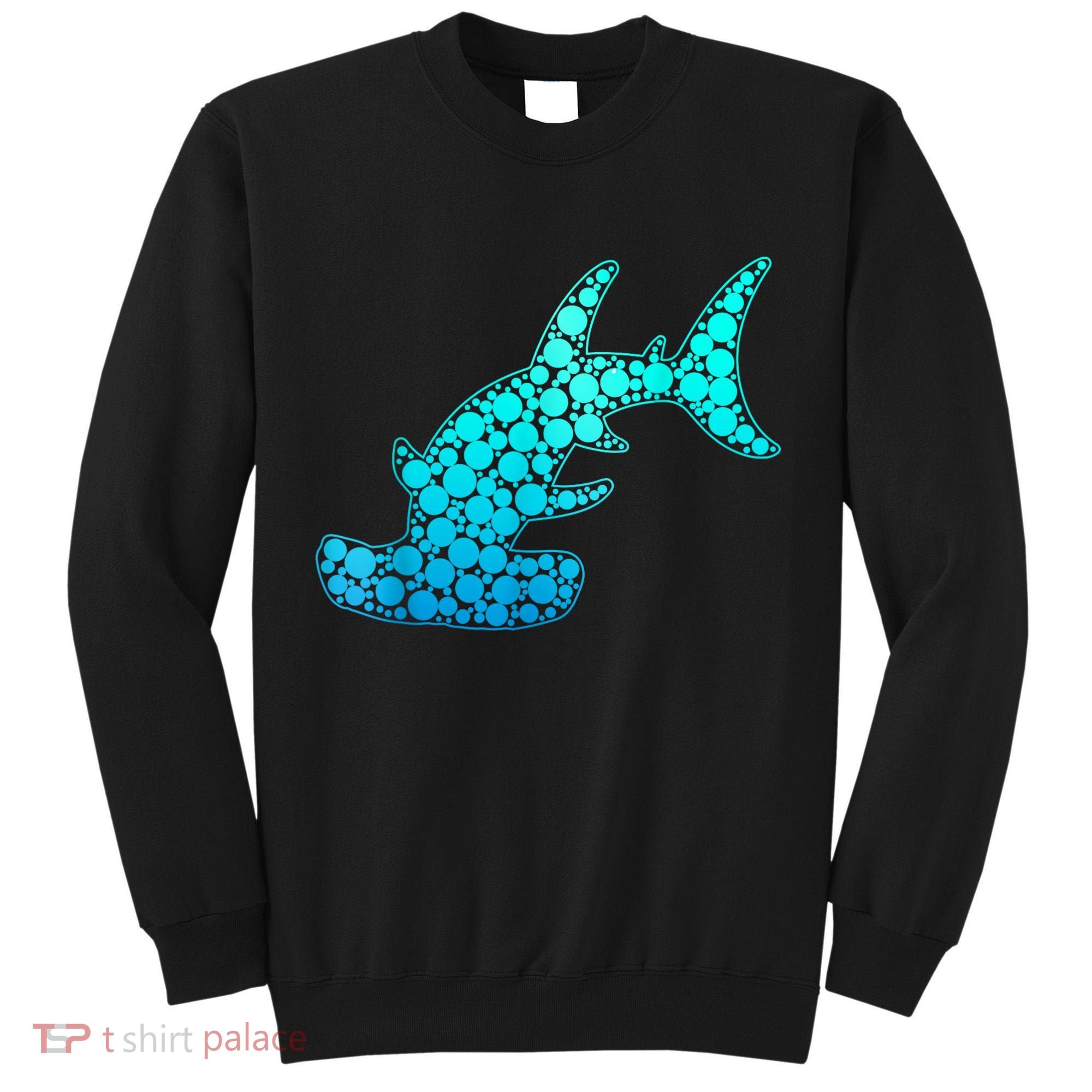 Happy International Dot Day Hammerhead Dots Shark Tall Sweatshirt
