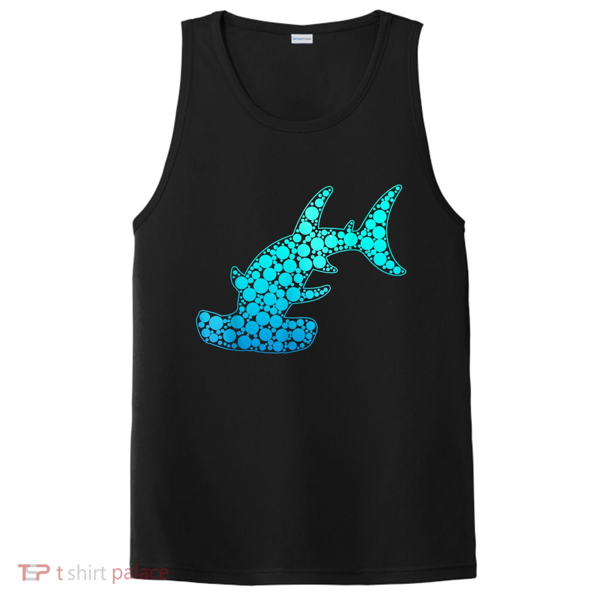 Happy International Dot Day Hammerhead Dots Shark PosiCharge Competitor Tank