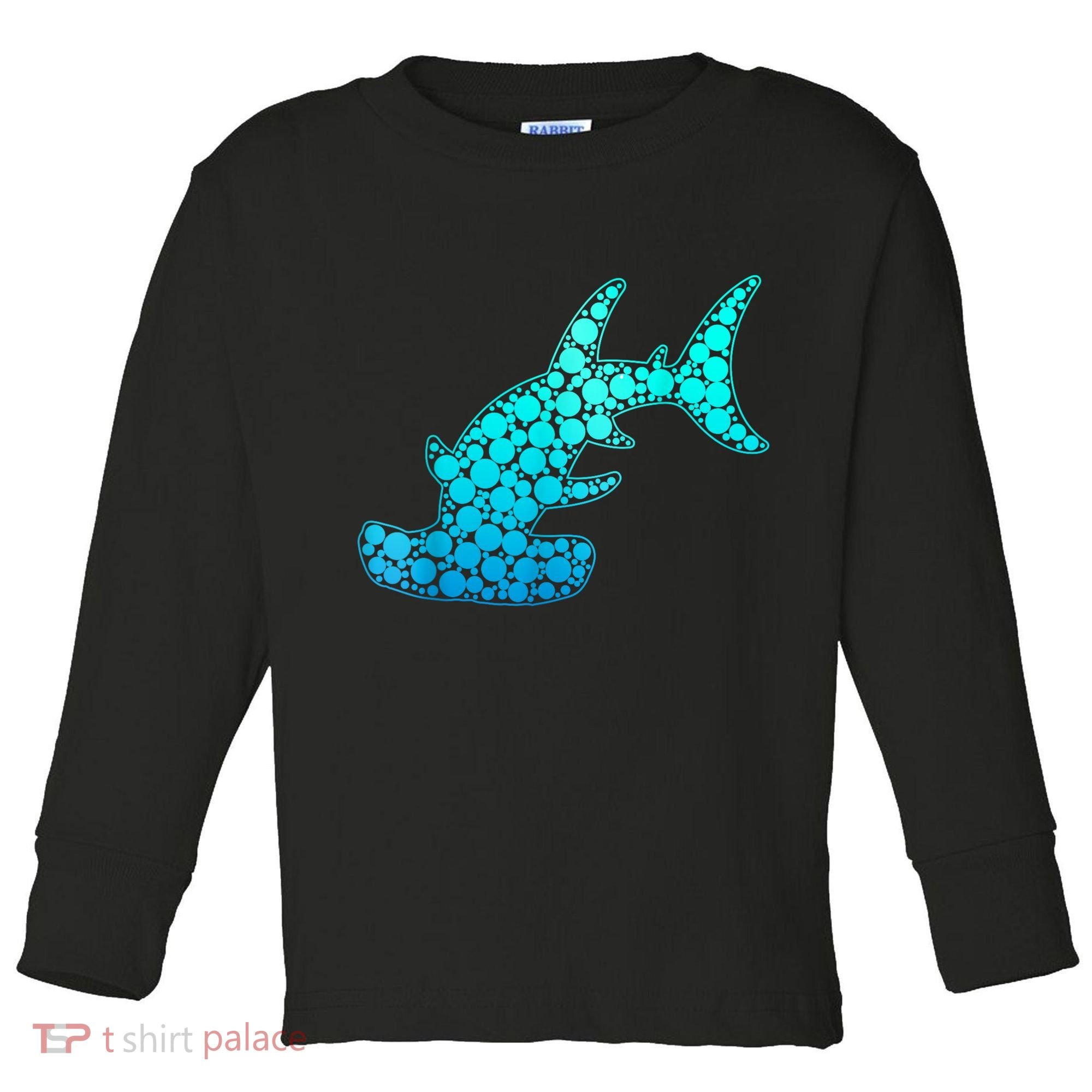 Happy International Dot Day Hammerhead Dots Shark Toddler Long Sleeve Shirt