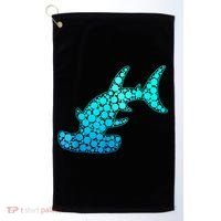 Happy International Dot Day Hammerhead Dots Shark Golf Towel thumb 0
