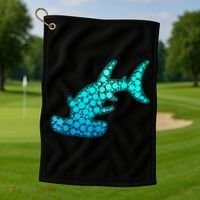 Happy International Dot Day Hammerhead Dots Shark Golf Towel thumb 1