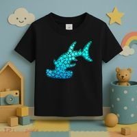 Happy International Dot Day Hammerhead Dots Shark Toddler T-Shirt thumb 3