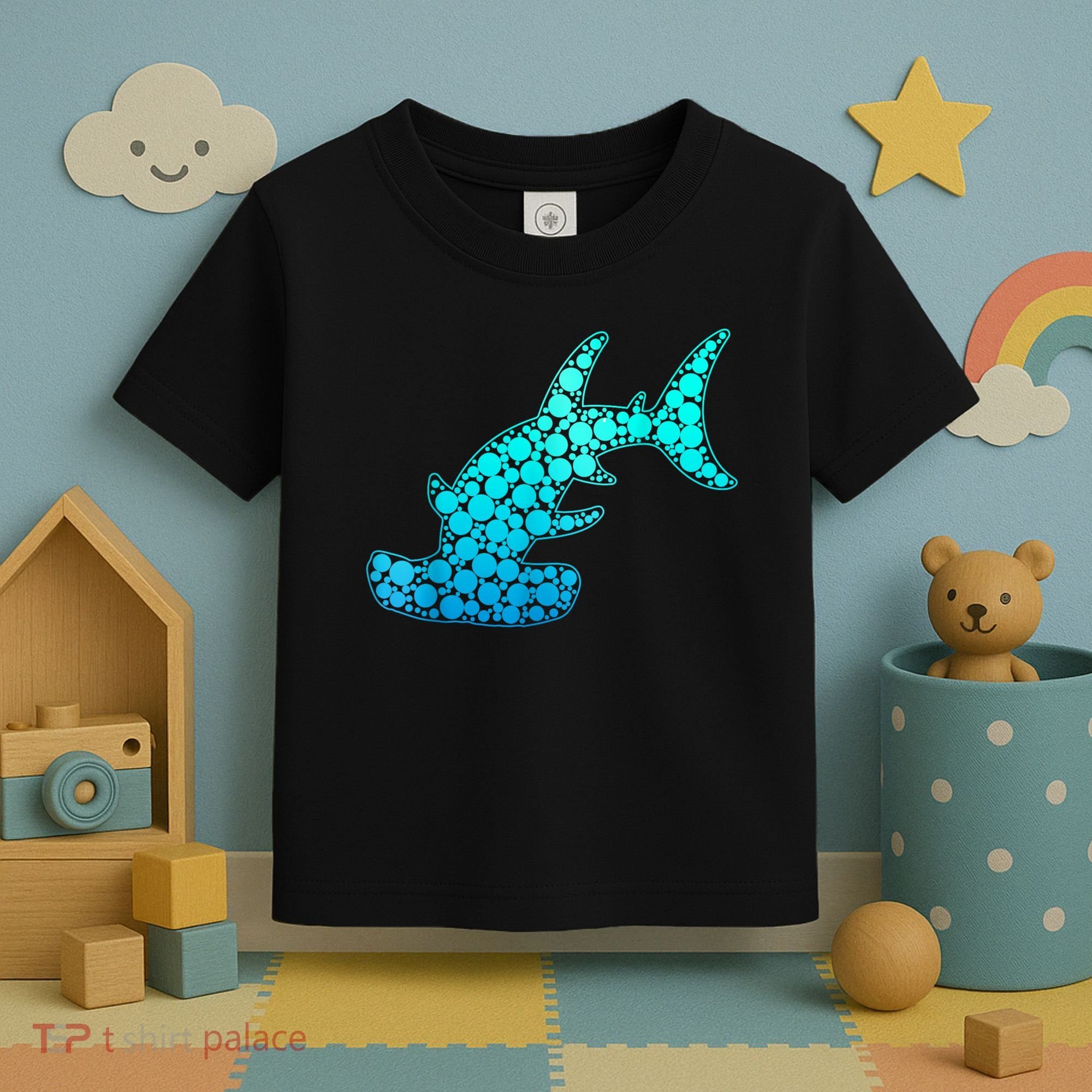 Happy International Dot Day Hammerhead Dots Shark Toddler T-Shirt