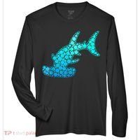 Happy International Dot Day Hammerhead Dots Shark Zone Performance Long-Sleeve T-Shirt thumb 0