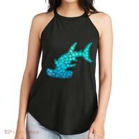 Happy International Dot Day Hammerhead Dots Shark Women's Perfect Tri Rocker Tank thumb 2
