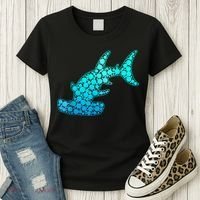 Happy International Dot Day Hammerhead Dots Shark Women's T-Shirt thumb 3