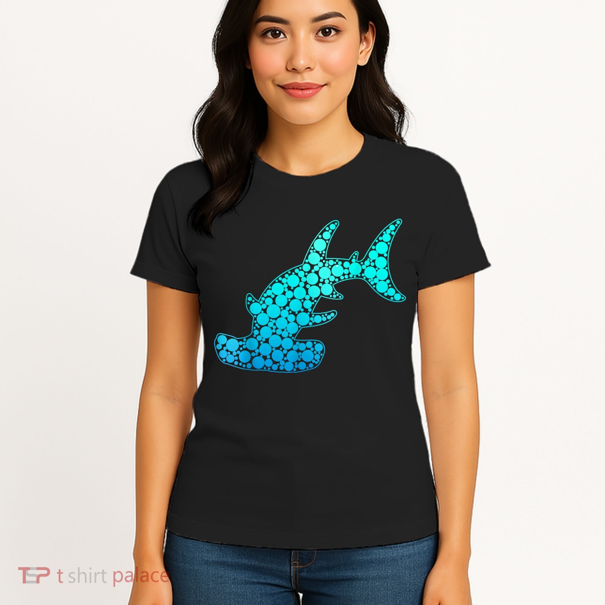Happy International Dot Day Hammerhead Dots Shark Women's T-Shirt
