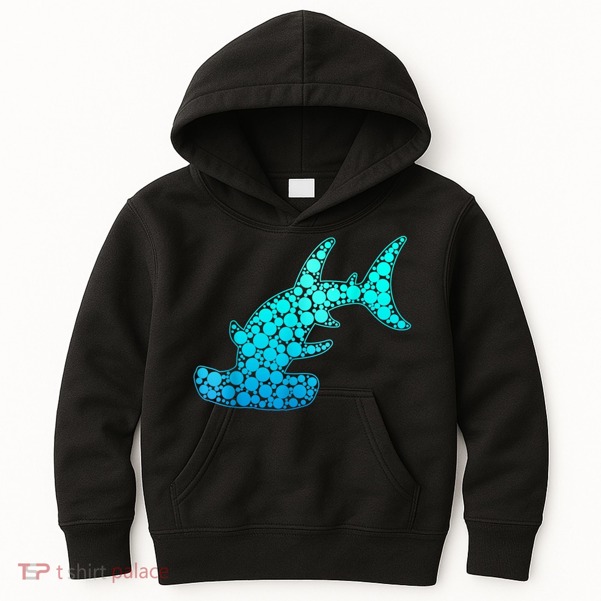 Happy International Dot Day Hammerhead Dots Shark Kids Hoodie