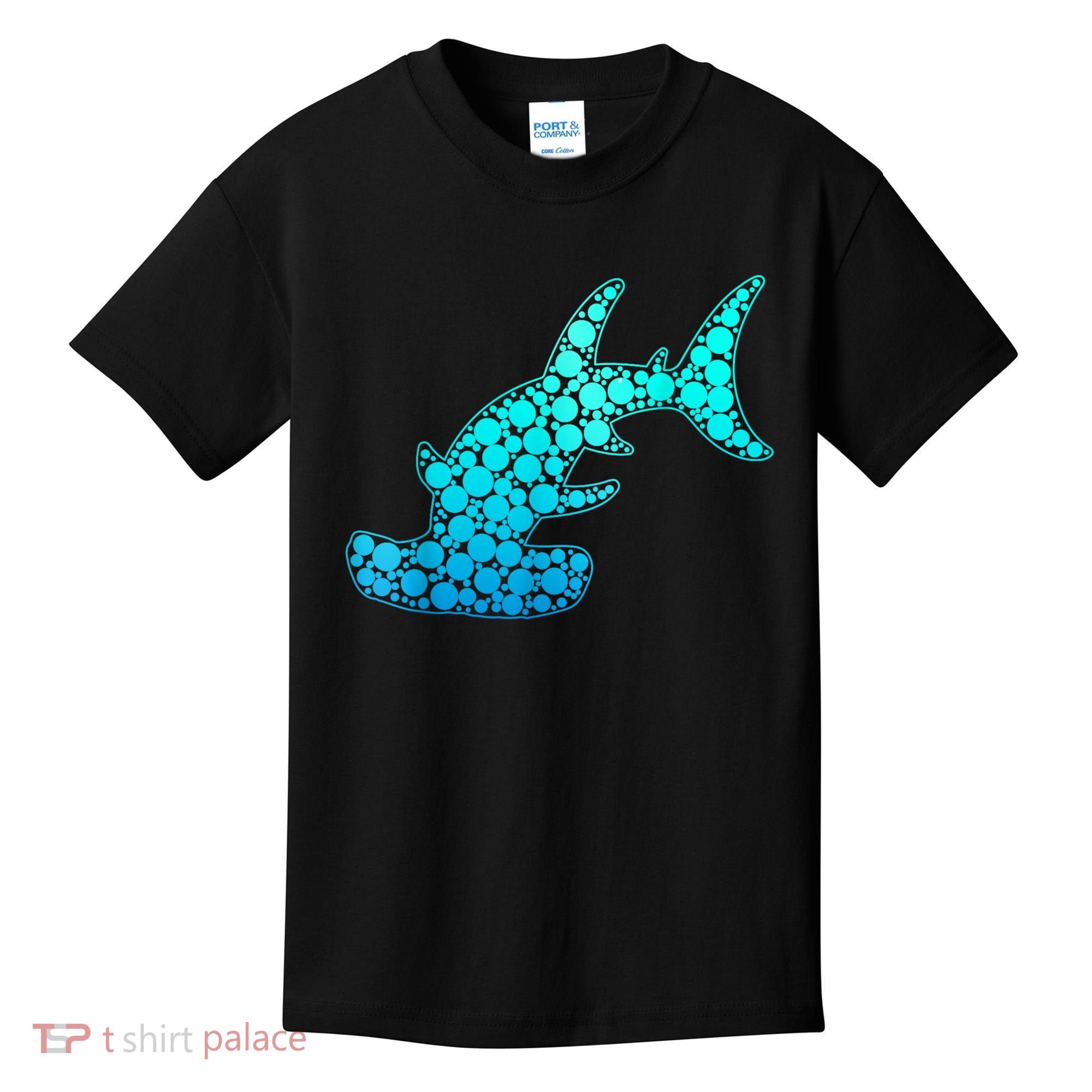Happy International Dot Day Hammerhead Dots Shark Kids T-Shirt