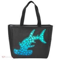 Happy International Dot Day Hammerhead Dots Shark Tote Bag thumb 0