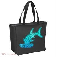 Happy International Dot Day Hammerhead Dots Shark Tote Bag thumb 2