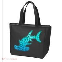 Happy International Dot Day Hammerhead Dots Shark Tote Bag thumb 3