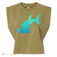 Happy International Dot Day Hammerhead Dots Shark Garment-Dyed Women's Muscle Tee thumb 0