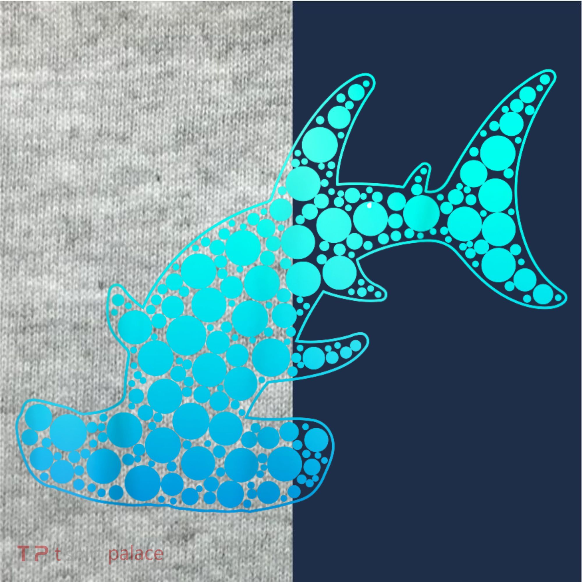 Happy International Dot Day Hammerhead Dots Shark Kids Colorblock Raglan Jersey