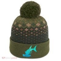 Happy International Dot Day Hammerhead Dots Shark The Baniff Cuffed Pom Beanie thumb 0