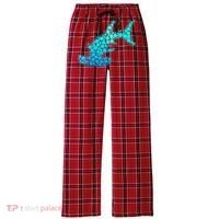 Happy International Dot Day Hammerhead Dots Shark Women's Flannel Plaid Pajama Pants thumb 0