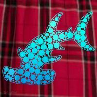 Happy International Dot Day Hammerhead Dots Shark Women's Flannel Plaid Pajama Pants thumb 2