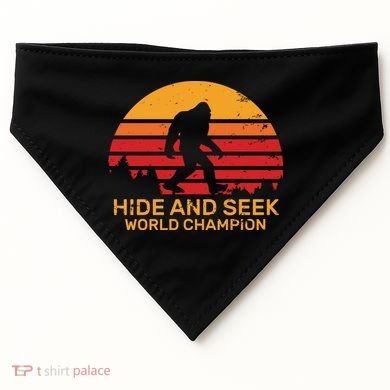 Hide And Seek World Champion Bigfoot Is Real USA-Made Doggie Bandana